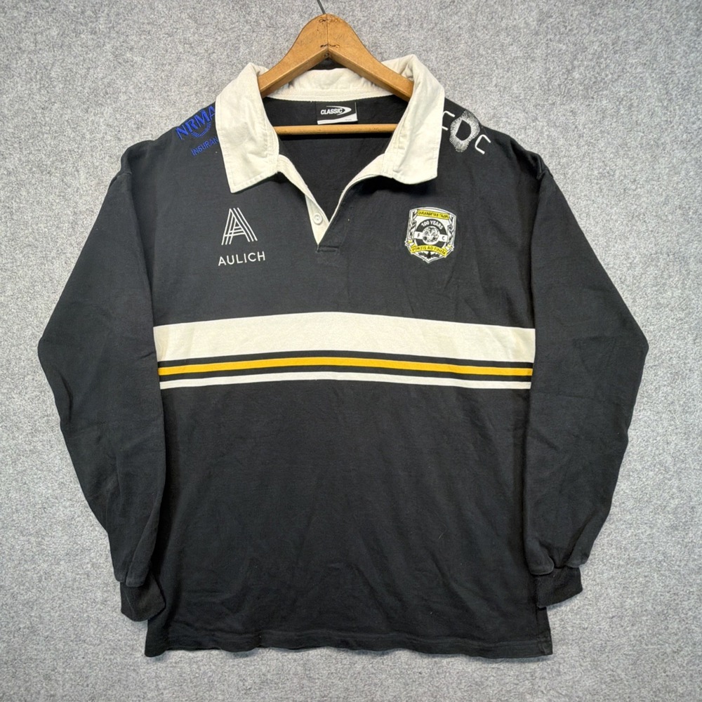 Queanbeyan Tigers Australian Football‎ Club Long Sleeve Jersey Shirt Rugby XXL